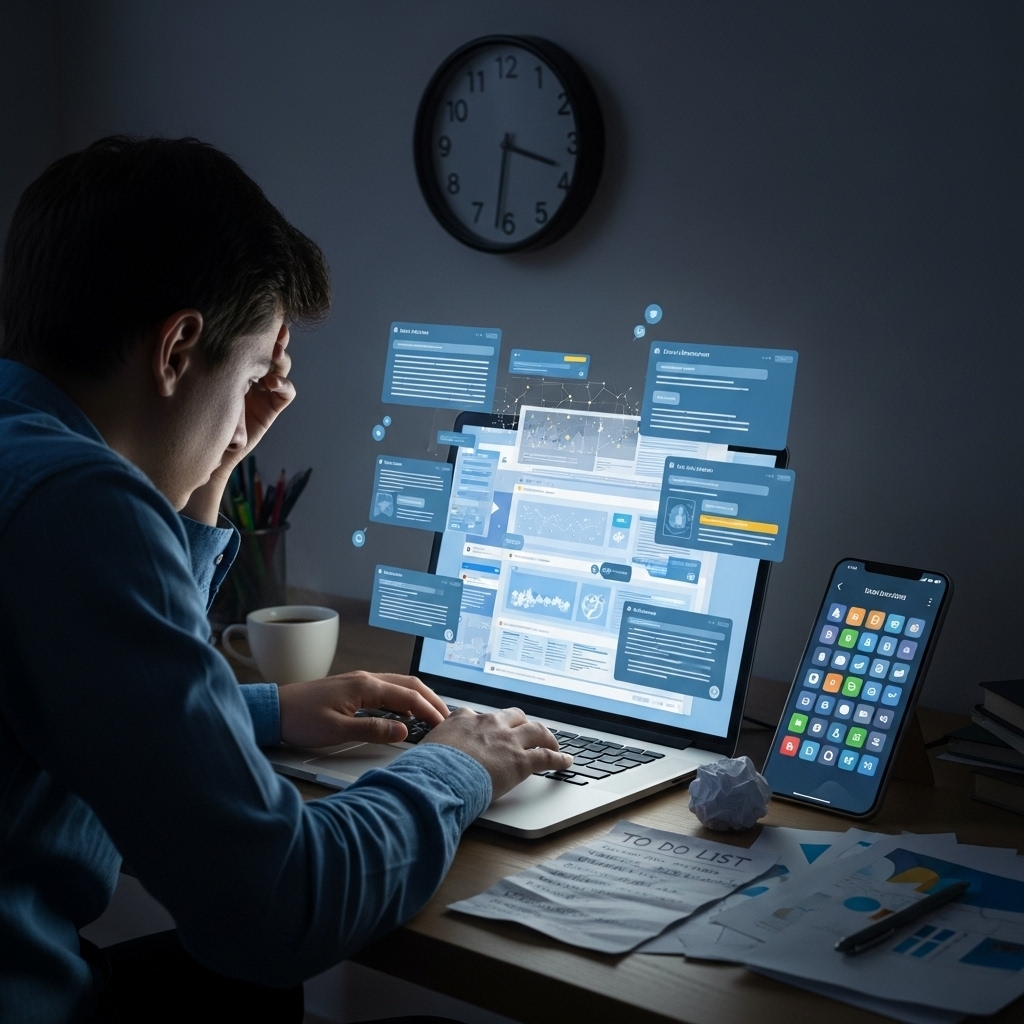 Waarom solowerkers sneller last hebben van AI-browser-overload