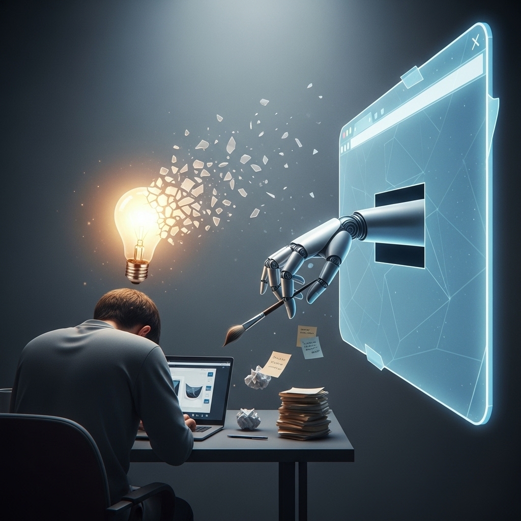 Wanneer een AI-browser creativiteit dooddrukt